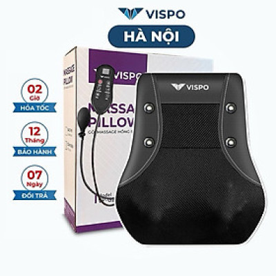 ￼Gối Massage Cổ Vai Gáy Hồng Ngoại (loại 1 ) - Máy Massage 20 bi cao cấp thế hệ mới bản nâng cấp siêu xịn