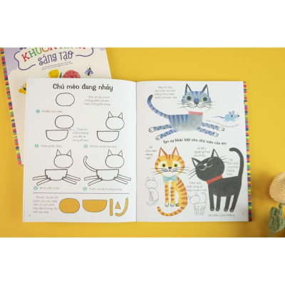 Sách - Vẽ Bằng Khuôn Hình Sáng Tạo Cho Trẻ Từ 3 Tuổi - Combo 4 Chủ Đề - Đinh Tị Books