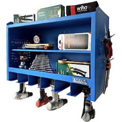 Tủ dụng cụ treo tường màu xanh