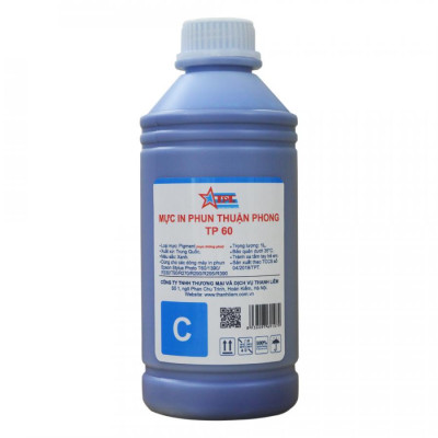 Bộ 6 Màu Mực in phun Thuận Phong PIGMENT TP60 (1L) dùng cho máy in phun Epson - Hàng Chính Hãng
