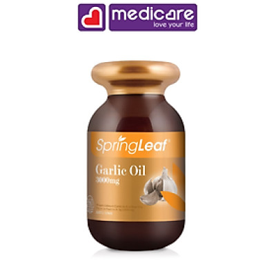 Viên Uống SPRINGLEAF GarlicOil 3000mg Hỗ Trợ Giảm Triệu Chứng Cảm Hộp 360 viên