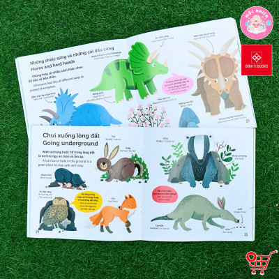 Sách - Thư viện từ vựng đầu đời cho bé - Song ngữ Việt - Anh cho trẻ 3 - 9 tuổi - Đinh Tị Books