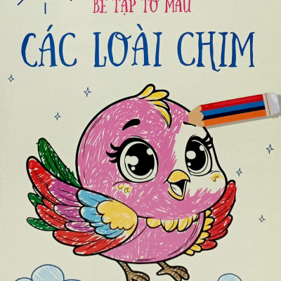Sách - Bé Tập Tô Màu - Các Loài Chim