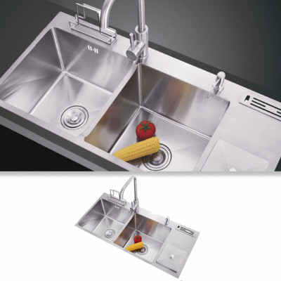 CHẬU RỬA INOX KAFF KF-D-HM10048. Hãng Chính Hãng 