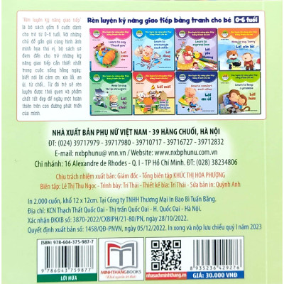 Rèn Luyện Kỹ Năng Giao Tiếp Bằng Tranh Cho Bé (Song Ngữ Anh - Việt)