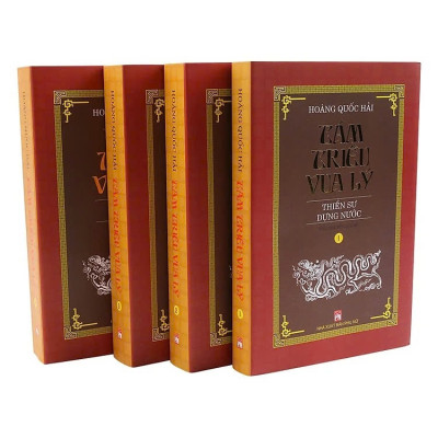 Tám triều vua Lý bộ hộp 4 cuốn - Tiểu thuyết lịch sử Việt Nam - Hoàng Quốc Hải