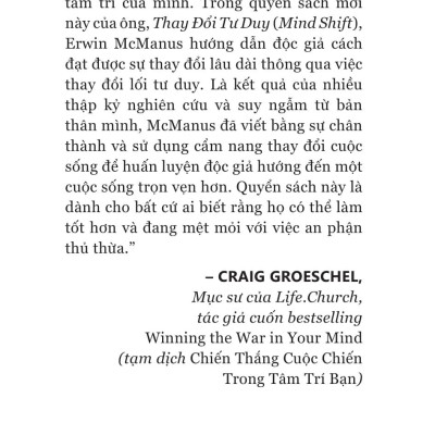 Thay Đổi Tư Duy - Mind Shift