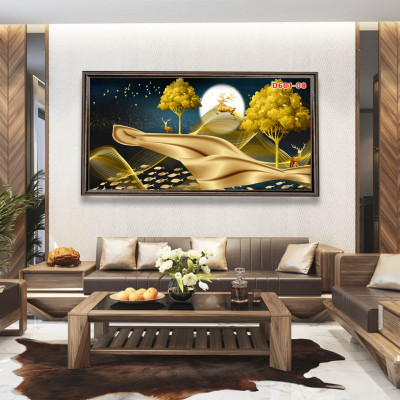 D601 01 Tranh kính Hiện đại đẹp sang trọng ( được chọn mẫu)