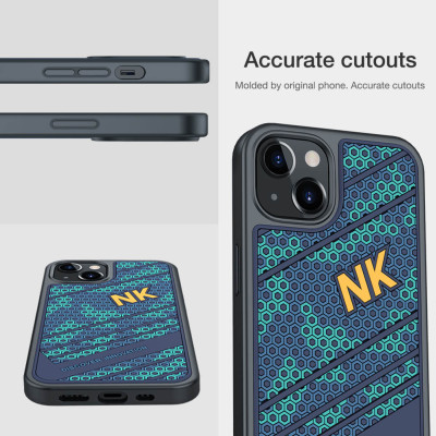 Ốp lưng chống sốc cho iPhone 13 họa tiết mặt lưng 3D hiệu Nillkin Striker (chống sốc cực tốt, họa tiết màu 3D cá tính) - hàng nhập khẩu