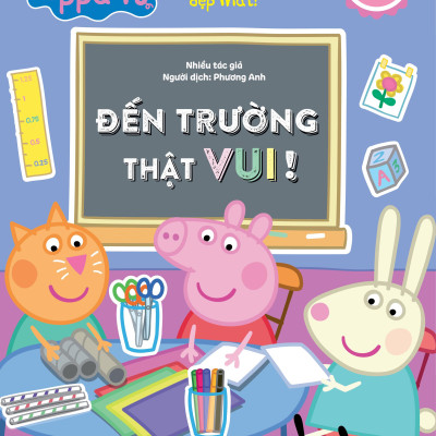 Sách - Sách Tương Tác - Cùng Học Cùng Chơi Với Peppa Pig - Đến Trường Thật Vui!