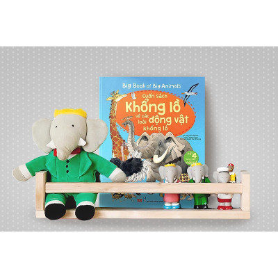 Sách - Big Book Of Big Animals - Cuốn Sách Khổng Lồ Về Các Loài Động Vật Khổng Lồ - Đinh Tị Books