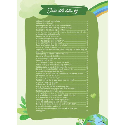 Sách - 10 Vạn Câu Hỏi Vì Sao - Kiến Thức Bách Khoa - Trái Đất Diệu Kỳ  - Việt Thư