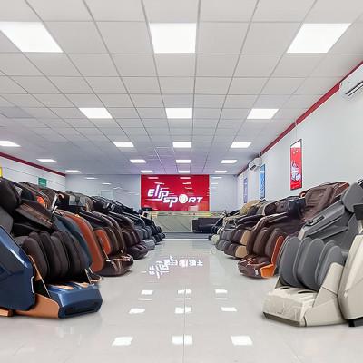 Ghế Massage ELIP O3 (Black Gray) - Chế Độ Massage 5E Elysium Độc Quyền, Công Nghệ Body Scan AI, Massage Chân Chuyên Sâu