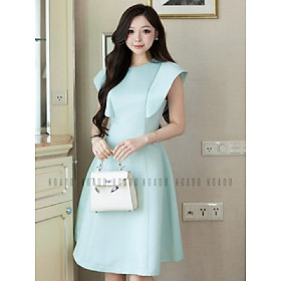 Đầm xanh mint cánh tiên NGADO , đầm dự tiệc , đầm xuống phố