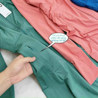 Áo Chống Nắng Nữ 2 Lớp Dệt UPF50+ | Vải Thun Lạnh | Làm Mát | Thời Trang | Đa Dụng MÀU XANH THAN Size XL 51-65kg