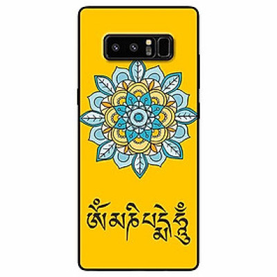 Ốp lưng in cho Samsung Note 8 Mẫu Om Mani Padme Hum