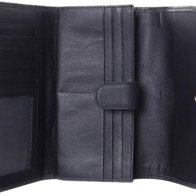 Ví Nữ Huy Hoàng HT3205 (10.5 x 19 cm) - Đen