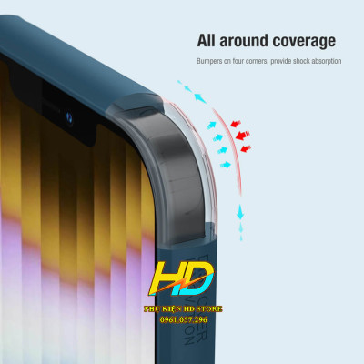 Ốp Lưng Dành Cho iPhone 14 Chính Hãng Nillkin SUPER FROSTED SHIELD PRO Dạng Sần, Chống Sốc, Không Bám Vân Tay - Hàng Chính Hãng