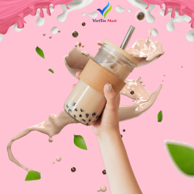 Set Nguyên Liệu Pha Trà Sữa Phúc Long (Thành phẩm 30-35 ly) VietTin Mart