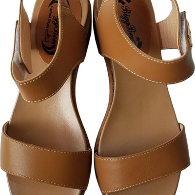Giày Sandal Cao Gót BIGGBEN Da Bò Thật SDCG44