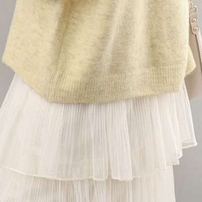 Áo khoác len cardigan đóng cúc, thiết kế trơn đơn giản , dễ phối đồ Ak11