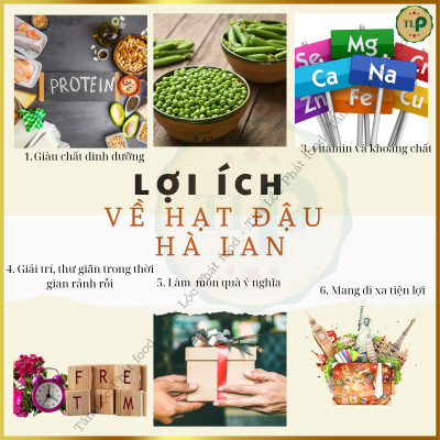 Đậu Hà Lan rang muối đặc biệt thơm ngon hiệu Tân Lộc Phát 250G