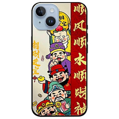 Ốp lưng dành cho Iphone 15 - 15 Plus - 15 Pro - 15 Pro Max - Năm Ông May Mắn - Hàng Chính Hãng