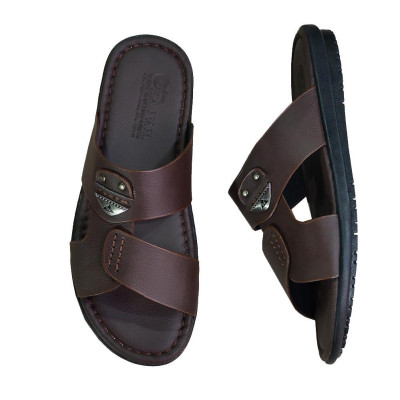 Dép Nam Quai Ngang Da Bò Thật TiTi ĐÔ Cao Cấp DNA2224