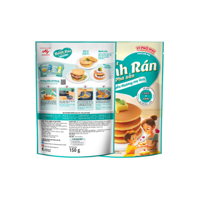 Lốc 2 gói Bột Bánh Rán Pha Sẳn Vị Phô Mai Ajinomoto (150g/Gói)
