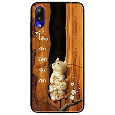 Ốp lưng dành cho Vsmart Start mẫu Tâm An Chú Mèo