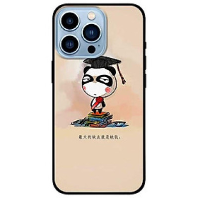 Ốp lưng dành cho Iphone 13 Mini - Iphone 13 - Iphone 13 Pro -  Iphone 13 Pro Max - Gấu Trúc Tốt Nghiệp