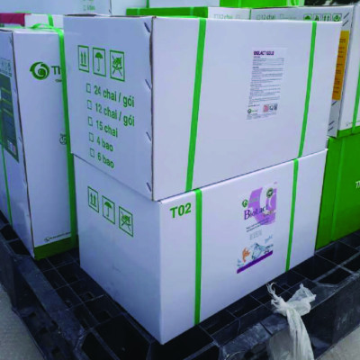 MEN ĐƯỜNG RUỘT CHO TÔM GIÚP TĂNG SỨC KHỎE ĐƯỜNG RUỘT, NONG TO ĐƯỜNG RUỘT VÀ HẤP THU THỨC ĂN TỐT BIOLACT GOLD