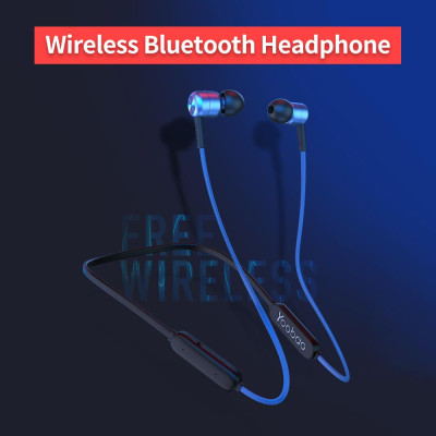 Tai nghe Yoobao Wireless Bluetooth 5.0  Treo cổ thể thao với màng PET thiết kế tiện dụng - Màu bạc
