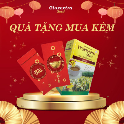Sữa tiểu đường [COMBO 2] TIẾT KIỆM GLUZEXTRA GOLD+QUÀ TẶNG HẤP DẪN cung cấp dinh dưỡng tối ưu dành cho người tiểu đường
