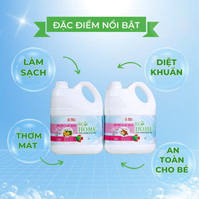 Nước Lau sàn Công Nghệ Sinh Học ECOHOME Kim Ngân Store Giúp Làm Sạch Bụi Bẩn, Vết Ố Trên Sàn Nhà Một Cách Sáng Bóng
