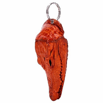 Móc khóa Huy Hoàng đầu cá sấu màu vàng-HT8218