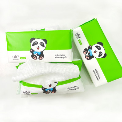 Bộ Hai Sản Phẩm Khăn Beyaki Chăm Sóc Da Mặt Cuộn Và Rút 110 Tờ 20x20 cm