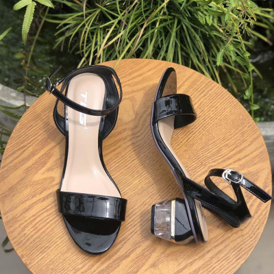 Sandal 5p gót nửa mika thang 21334