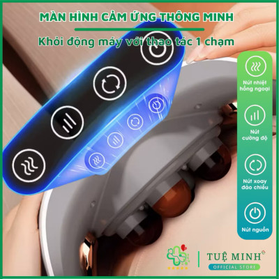 Đai Massage Bụng Hỗ Trợ tan Mỡ Bụng, Xoa Bóp Cùng Lúc Làm Nóng, Mát Xa Cổ Vai Lưng Đùi  Megou TY-308 BH 1 Năm