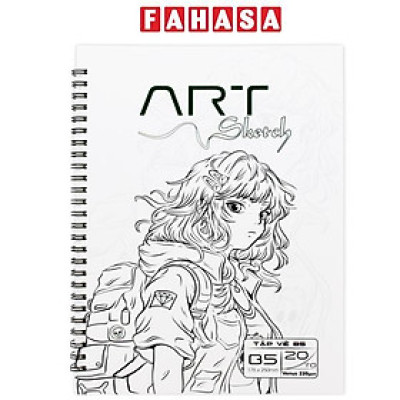 Tập Vẽ Lò Xo Art Sketch B5 - 40 Trang 220 - The Sun 01