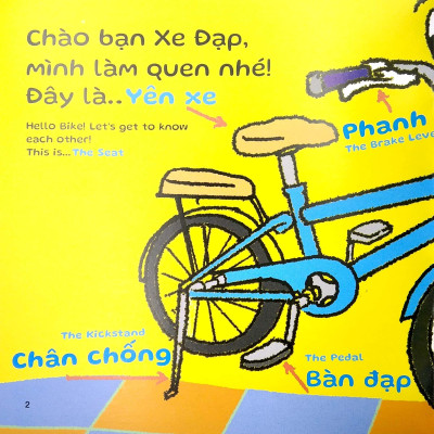 Sách Ehon Miu Miu Tự Lập Phần 2 Song Ngữ - Tập Xe Đạp