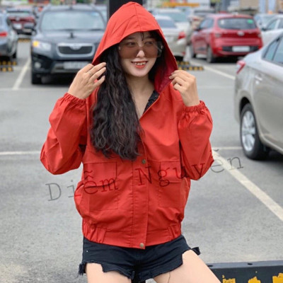 Áo khoác nữ Áo khoát nữ kaki chống nắng túi hộp chuẩn shop hàng đẹp-A128