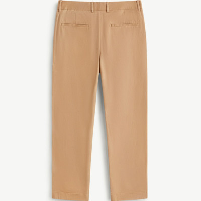 Quần Kaki Nam Premium ROUTINE Ống Ôm Trơn Form Slim Cropped - 10S24PCA001P | LASTORE MENSWEAR