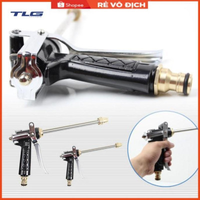 Bộ dây vòi xịt nước rửa xe, tưới cây . tăng áp 3 lần, loại 20m 206318 đầu đồng,cút đồng,+ tặng đai