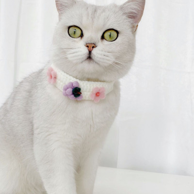 Vòng cổ len cao cấp cho chó mèo - Genyo Collar 062 ( mẫu giao ngẫu nhiên )