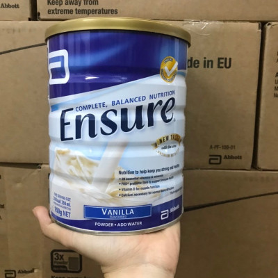 Sữa Ensure Úc cho người già, người gầy yếu suy dinh dưỡng, người sau phẫu thuật, cung cấp dinh dưỡng giúp hồi phục sức khỏe - OZ Slim Store -850g/lon
