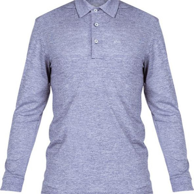 Áo phông nam dài tay màu xanh navy ALIGRO ALGAPD001