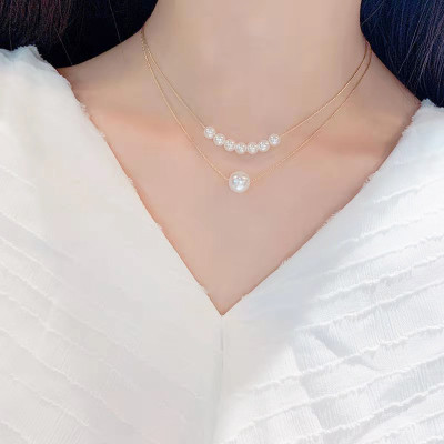 Dây chuyền ngọc trai phong cách Hàn Quốc