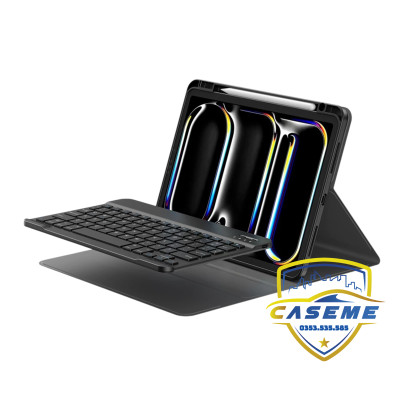 Bao da bàn phím dành cho iPad Pro M2 11 inch 2022 Wi Wu MK-006 – 3 trong 1 kèm bút cảm ứng - Hàng chính hãng