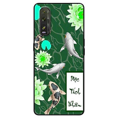 Ốp lưng dành cho Oppo Find X2 mẫu Cá Koi  Mộc